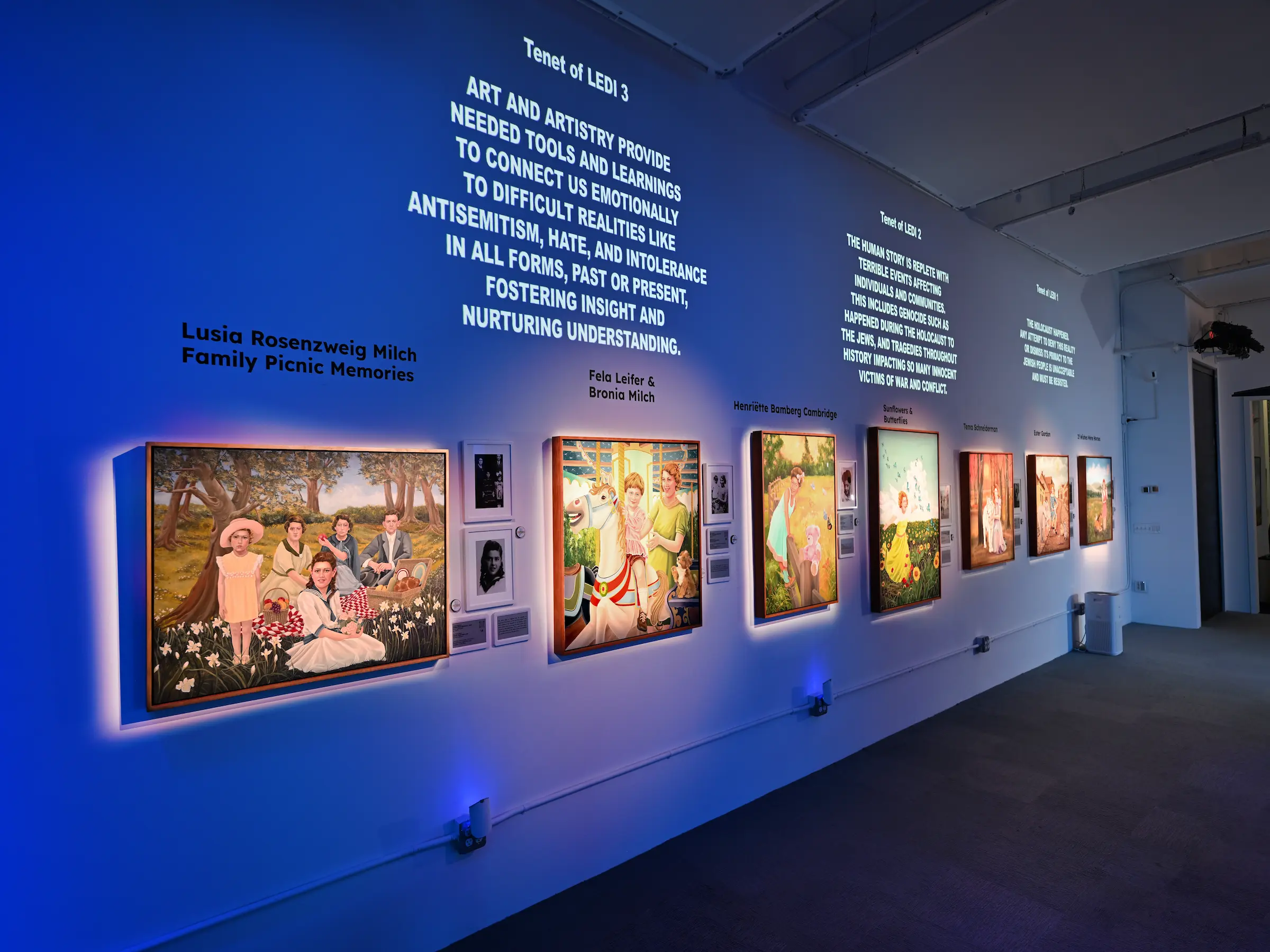 LEDI Center Jersey City exhibit interior